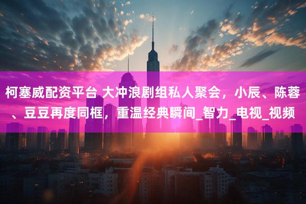 柯塞威配资平台 大冲浪剧组私人聚会，小辰、陈蓉、豆豆再度同框，重温经典瞬间_智力_电视_视频